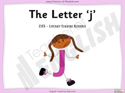 The Letter 'j' - EYFS Teaching Resources